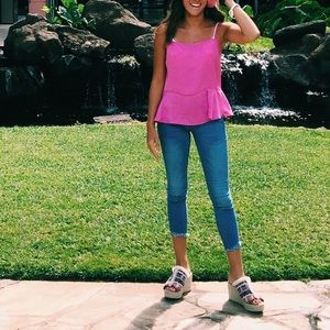 Free people silk top